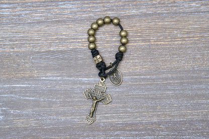 Strength of the Militant - Premium Metal Paracord Rosary