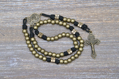 Strength of the Militant - Premium Metal Paracord Rosary