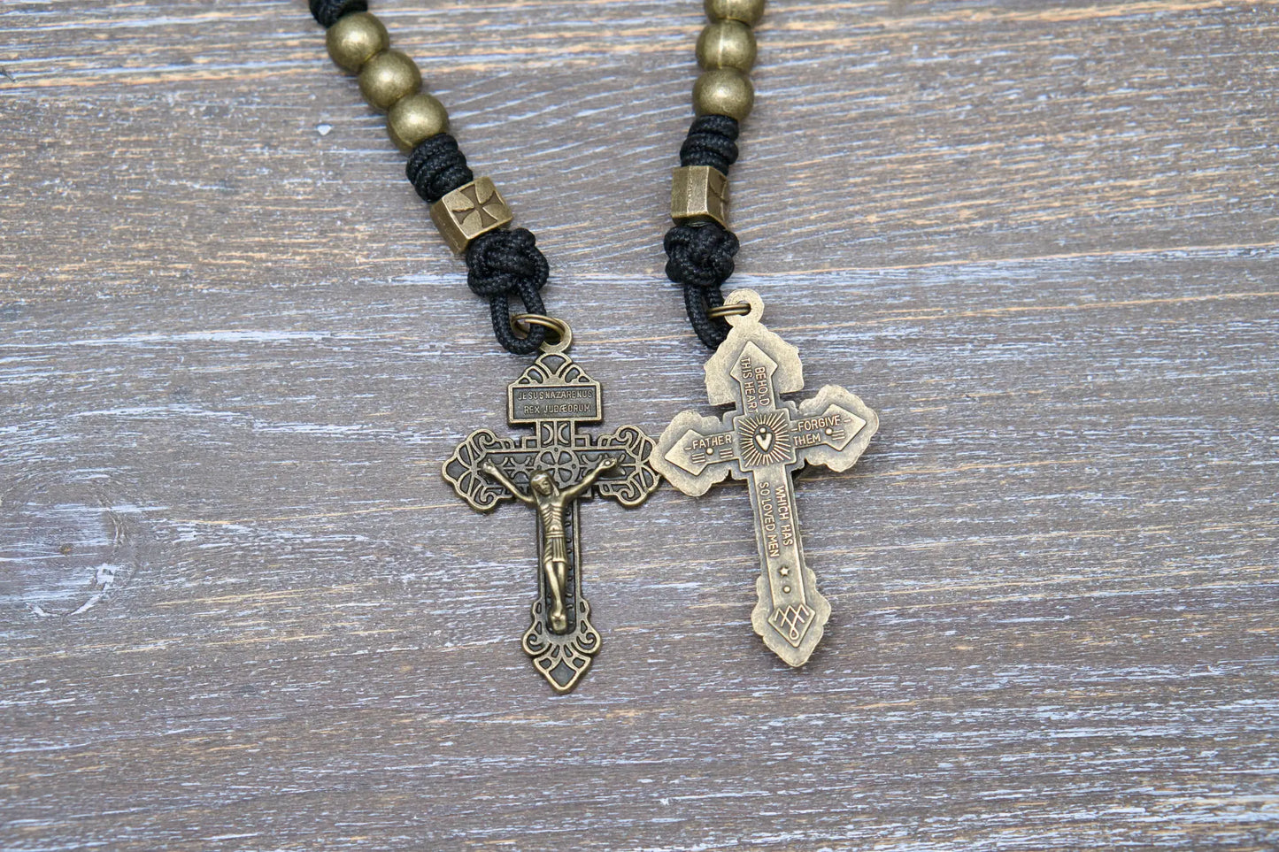 Strength of the Militant - Premium Metal Paracord Rosary