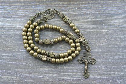 Strength of the Militant - Premium Metal Paracord Rosary
