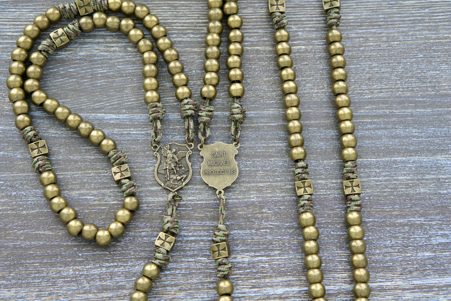 Strength of the Militant - Premium Metal Paracord Rosary