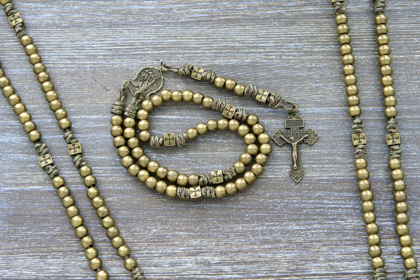 Strength of the Militant - Premium Metal Paracord Rosary